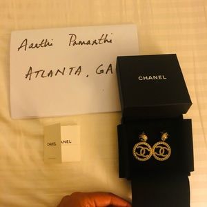 SOLD Chanel Pearl Earrings- Brand New Condition